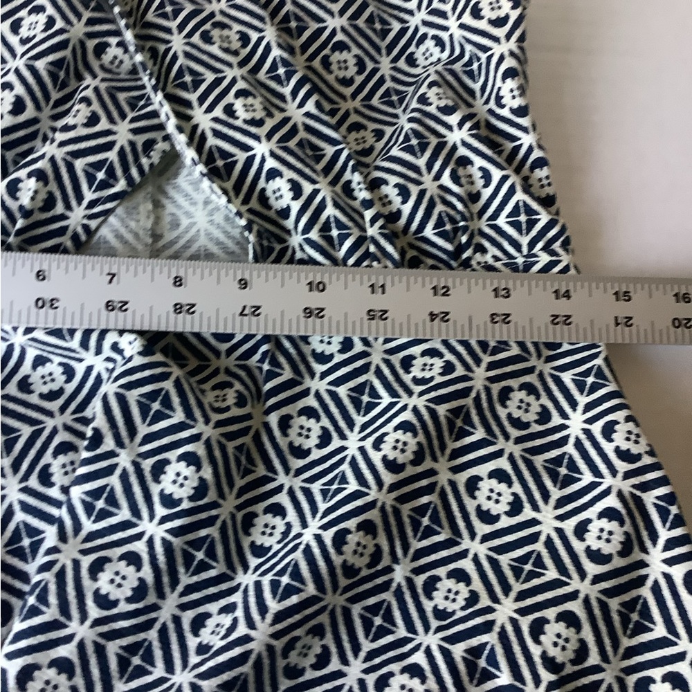 Hollister Sleeveless Dress Navy White Size Large New - Picture 10 of 11